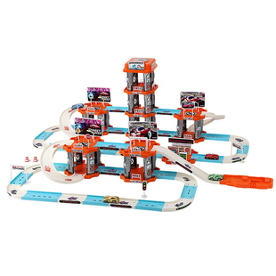澳梦星儿童轨道车玩具男孩61礼物可DIY拼装城市盘山公路闯关赛车3