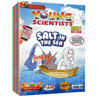 【任选5本立减】The Young Scientists level 2小小科学家二阶2025/26年现货9-10岁新加坡科学漫画儿童英语世界2024英文杂志
