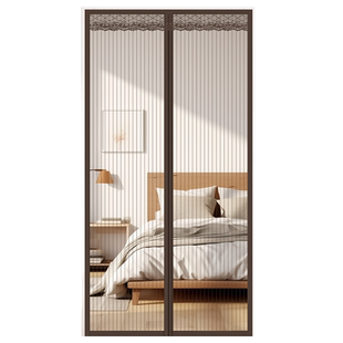 2026新款高档防蚊门帘磁性自吸家用网纱夏季卧室纱门纱窗帘免打孔