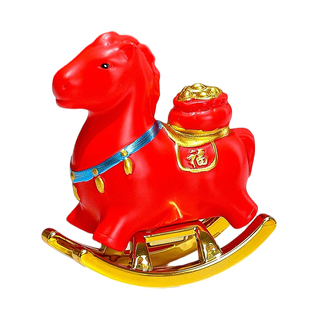 新中式马年吉祥物马上好运摆件家居桌面装饰套装礼盒礼品送礼好物