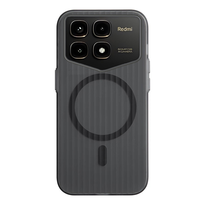 适用于红米k70至尊冠军版手机壳小米Redmi K70ultra瓦楞冰雾保护套ALSC内置磁吸Redmi全包k70防摔u透明5g新款