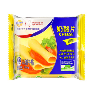 妙可蓝多芝士片原味家用奶酪棒火鸡面三明治汉堡专用烘焙原料拉丝