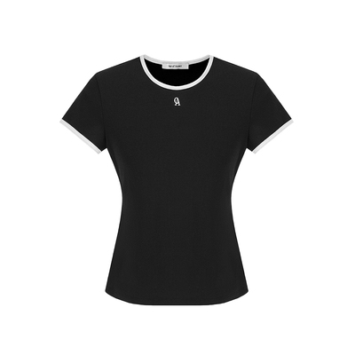 AgeofAscent撞边正肩显瘦T恤