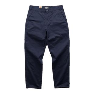 余文乐秋冬厚款休闲直筒裤透气弹力裤子男款美式复古纯色百搭长裤