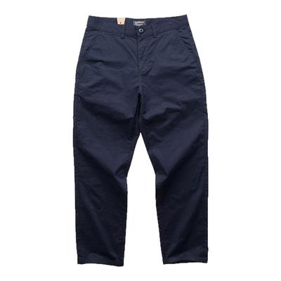 秋冬厚款透弹力纯色休闲直筒裤男