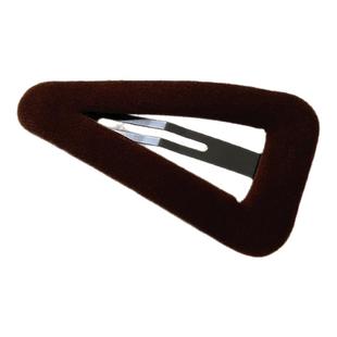 彩色丝绒发夹掰掰夹三角刘海夹少女刘海边夹ins小众网红碎发夹