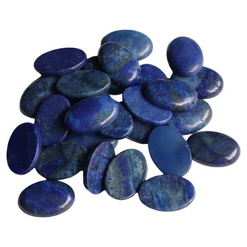 青金石戒面蛋形贴片6*8mm-30*40mm戒指家具服饰发簪diy饰品配件
