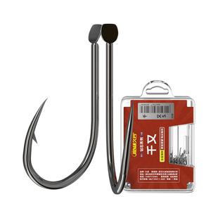 久岩歪嘴千又鱼钩正品散装鲫鲤鱼钩子有刺鲈鱼钩钓鱼鱼钩配件大全