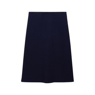 【特享折扣】欧时力 小香风坑条针织半身裙中长款直筒裙2025秋新