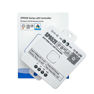 已接入米家APP灯带控制器RGB流水跑马调光色智能开关蓝牙声控模块