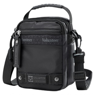 华朗迪尔斜挎包男迷你单肩包牛津布夏季小包男包手机包潮牌随身包