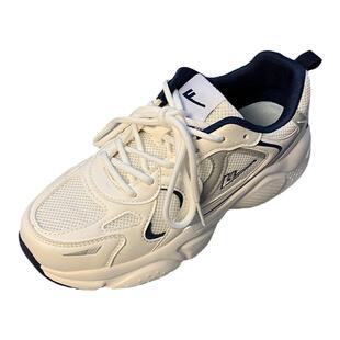 回力老爹鞋女夏季百搭休闲鞋子小众原创女鞋复古雾霾蓝透气运动鞋