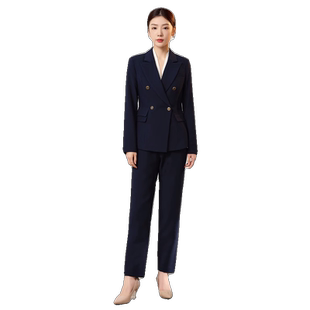 公务员职业西装套装女2025春秋高级感小个子西服外套教资面试正装