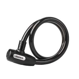 zoli中立自行车锁专用防盗锁便携单车锁固定式钥匙锁山地车钢丝锁