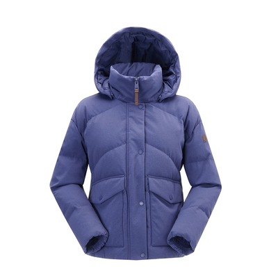 乐飞叶户外防风羽绒服女