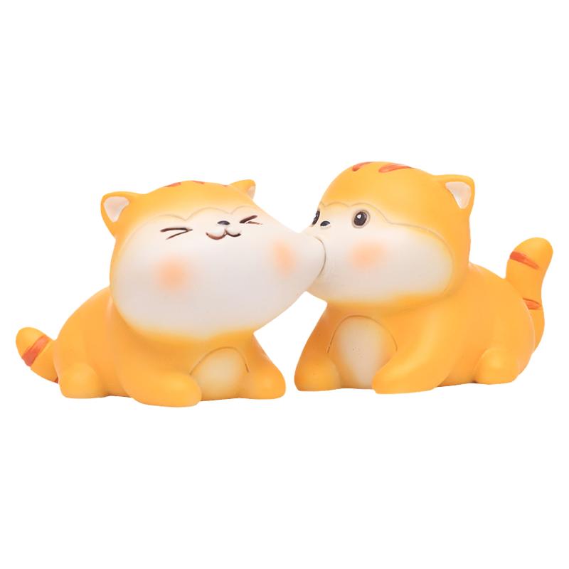 嘴一个小摆件创意情侣