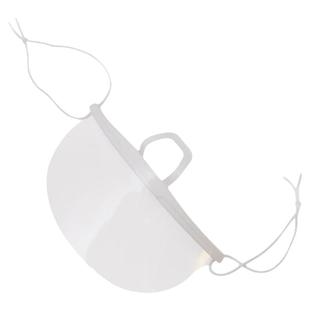 餐饮口罩透明厨师厨房食品专用一次性塑料食堂餐厅微笑防飞沫口水