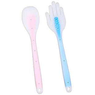 硅胶经络手掌拍痧板加长巴掌拍腿敲打捶背神器按摩捶颈椎胳膊捶肩