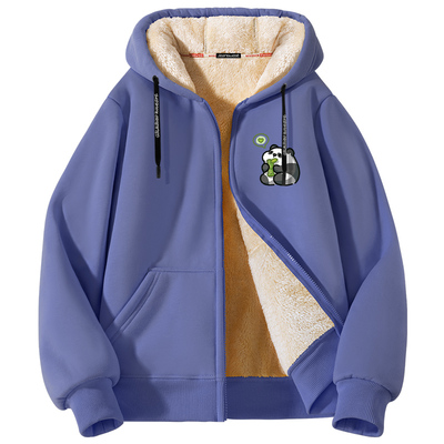 真维斯加绒卫衣男青少年秋冬款