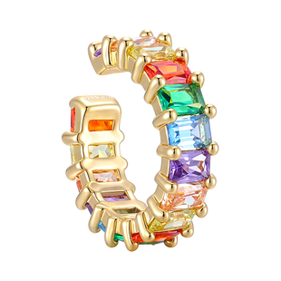 Annaya生辰石耳夹单只无耳洞耳骨夹小众高级感耳环新年礼物女