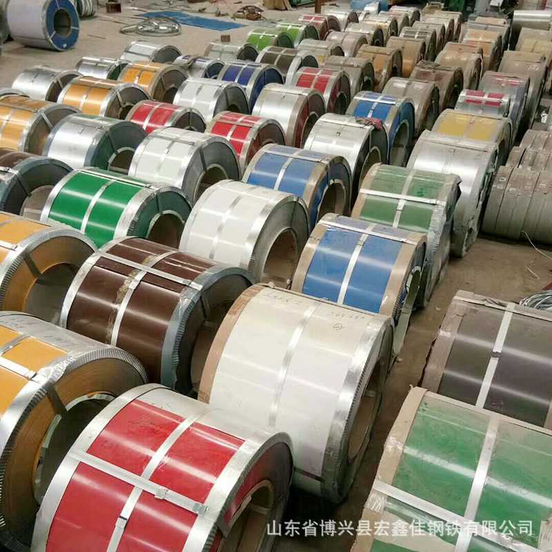 冰箱家电彩钢板镀锌彩涂板单瓦复合板彩钢压型板厂房彩涂板冷冻库