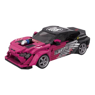 PB品铂8851联名1087X系列溜溜哥漂移爆改86跑车拼装积木玩具模型