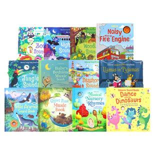 Usborne 发声书系列 火车丛林夜晚动物园 幼儿音乐启蒙 儿童古典乐艺术培养 英语发声书 英文原版进口图书