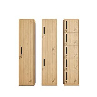 单门更衣柜铁皮柜简易办公室衣柜宿舍带锁员工储物柜钢制柜更衣箱