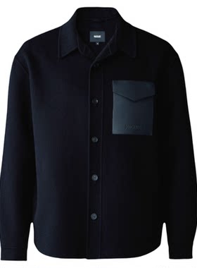 【早秋新品】MACKAGE男士 EMMANUEL双面羊毛衬衫式夹克外套