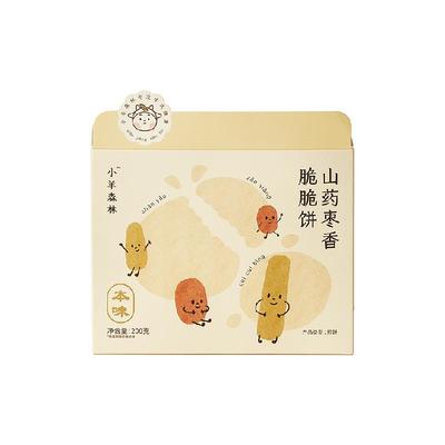 小羊森林铁棍山药枣香脆脆薄饼干