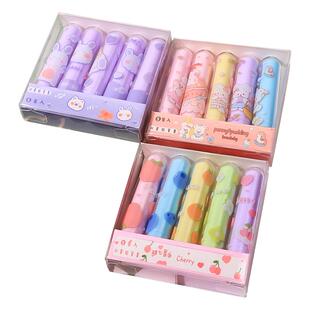 卡通双管笔帽铅笔套小学生笔套笔盖可爱笔尖保护套握笔器幼儿园初学者新一年级学习用品笔杆延长器儿童女孩款