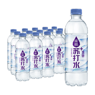 可口可乐纯悦苏打水含锌蓝莓味