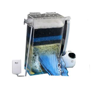 气举式过滤器养乌龟低水位过滤器鱼缸上置过滤盒增氧三合一吸便泵