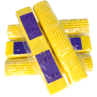 海绵头装对折胶棉拖把头海绵拖把头通用替换装海棉拖把拖布头墩布