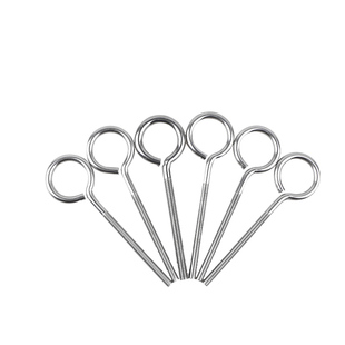 不锈钢304羊眼螺丝201吊环带圆圈螺栓吊钩螺丝M3/4/5/6/8/10/12