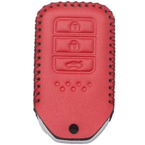 适用本田CRV思域XRV老款雅阁凌派缤智杰德飞度锋范真皮钥匙套包扣