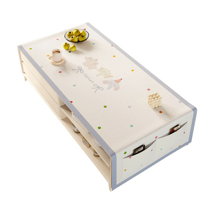 茶几桌布轻奢高级感长方形桌垫客厅家用餐桌防尘免洗盖巾茶几盖布