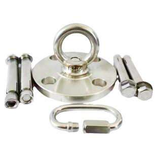 秋千轴承吊环吊顶挂钩/吊勾秋千挂钩吊配件空中瑜伽吊床固定盘