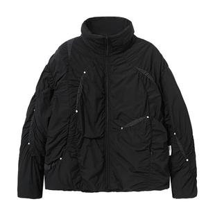 ATTEMPT AW21 曲线分割拼接棉衣