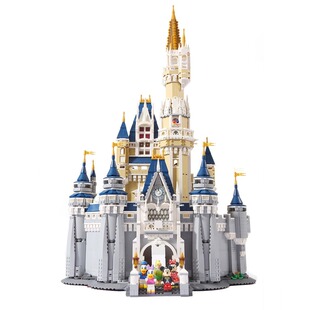 公主城堡别墅积木女孩系列迪士尼高难度大型建筑模型拼装玩具礼物