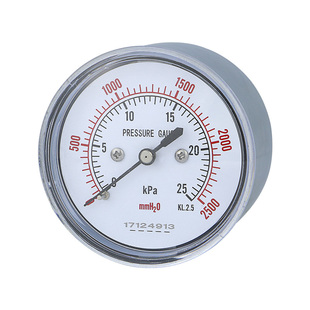 轴向膜盒压力表YE60Z 气压表微压表10KPa天然气表 燃烧机千帕表