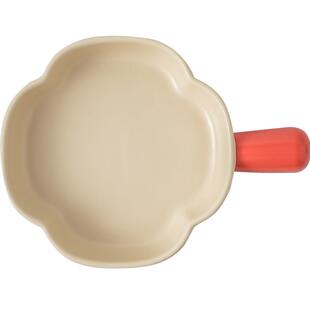 陶瓷高颜值水果盘网红沙拉碗手柄烘培碗焗烤碗盘子家用微波炉餐具