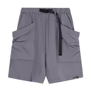 骆驼熊猫速干短裤男夏薄款2026新款跑步运动裤户外登山溯溪裤子