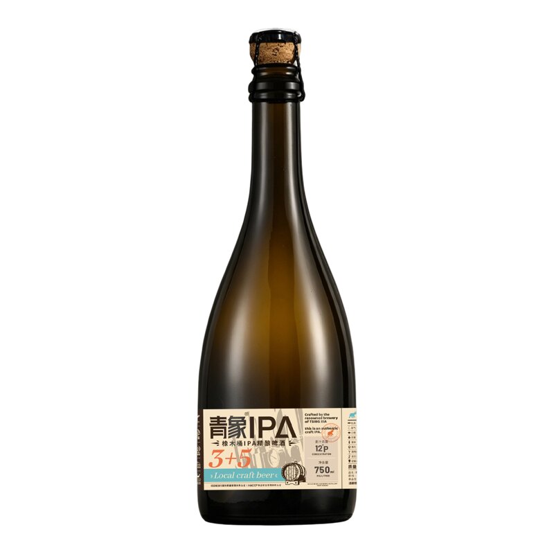 青象IPA精酿啤酒橡木桶发酵三倍浑浊IPA大量干投啤酒花高端OAK