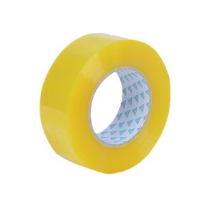 透明胶带物流快递打包封口胶纸大卷米黄高粘胶带封箱胶带整箱批发