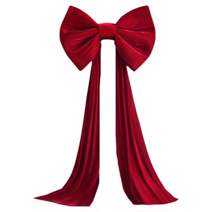 新年挂布装饰布置2026马年迎新春橱窗大门挂饰蝴蝶结条幅氛围场景