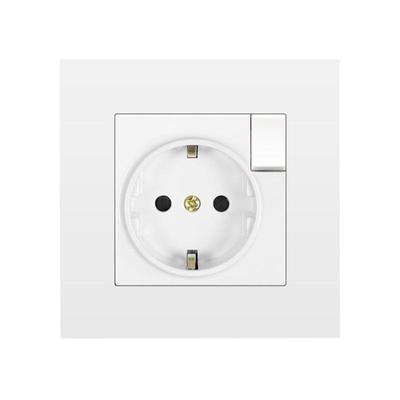 欧标德式墙壁插座带USB开关欧标