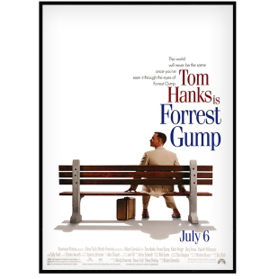 幸福终点站 阿甘正传 经典电影海报装饰画励志书房卧室床头挂画