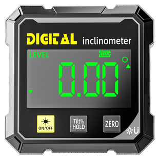 高精度数显倾角仪带磁角度斜度测量仪激光电子水平仪多功能坡度尺