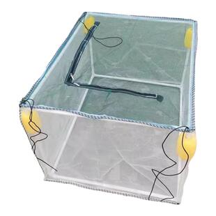 40目鱼苗养殖隔离网箱养鱼存鱼悬浮漂浮骨架金鱼锦鲤加厚立体支架